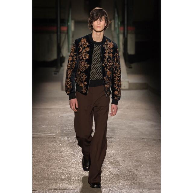 dries van noten 18aw ワイドスラックス　ブラウン