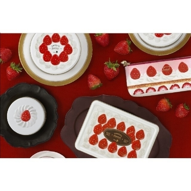 メリーチョコレート スイーツビュッフェ ケーキ缶 いちごの通販 メリーチョコレート スイーツビュッフェ ケーキ缶 いちごの通販