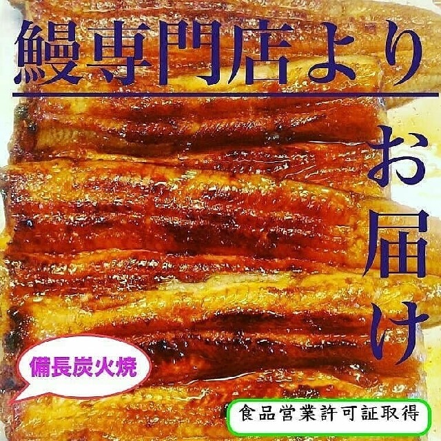 国産うなぎ蒲焼 140g×2尾分 出来たてを真空パックにして専門店よりお届け 食品/飲料/酒の食品(魚介)の商品写真