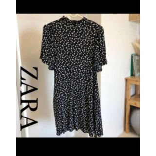 ザラ(ZARA)のZARA ザラ　レディース ワンピース　ドット　膝丈(ひざ丈ワンピース)