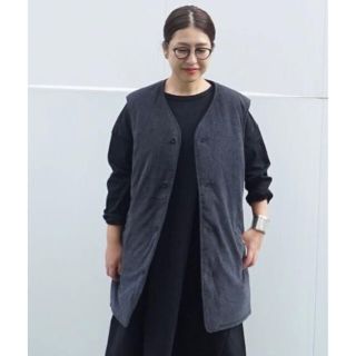 ジャーナルスタンダード(JOURNAL STANDARD)の【ts(s) 】CORDUROY PADDED LONG VEST(ベスト/ジレ)