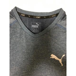 プーマ(PUMA)の美品 PUMA プーマ トレーニングウェア EVOKNIT Tシャツ ネイビー(Tシャツ/カットソー(半袖/袖なし))