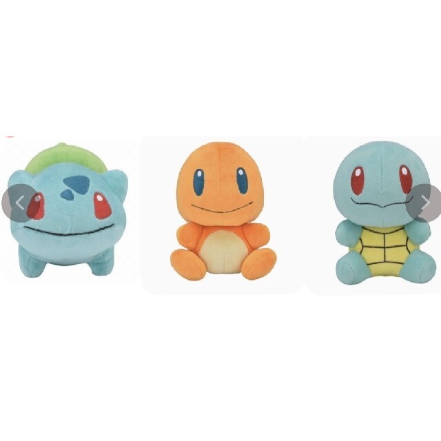 ポケモン - ポケモンセンター ポケモンドールズ 初代御三家 ポケモン - ポケモンセンター ポケモンドールズ 初代御三家