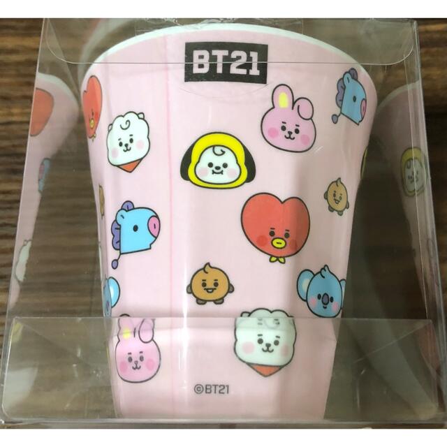 防弾少年団(BTS)(ボウダンショウネンダン)のBT21 ベビーメラミンカップ　コップ　BTS エンタメ/ホビーのタレントグッズ(アイドルグッズ)の商品写真