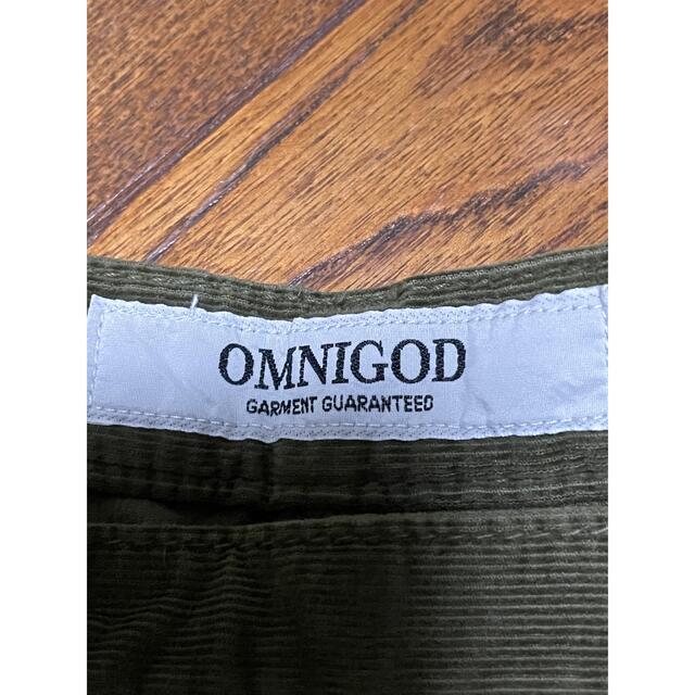 OMNIGOD(オムニゴッド)のオムニゴッド OMNIGOD コットンコーデュロイキュロットパンツ  レディースのパンツ(カジュアルパンツ)の商品写真