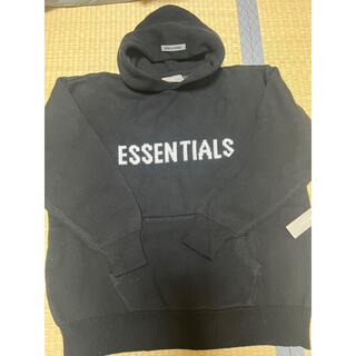 エッセンシャルデザイン(ESSENTIAL DESIGNS)のfog essentials セーターsize L ブラック(ニット/セーター)