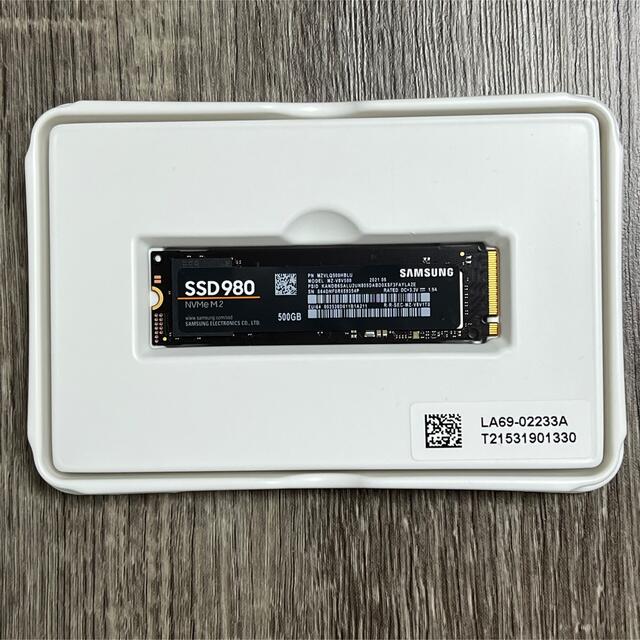 最終価格 新品未使用SAMSUNG 500GB SSD 980 NVMe M.2