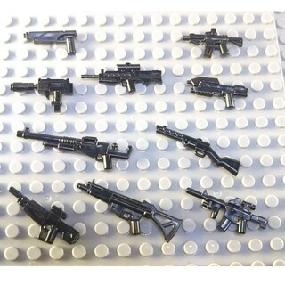 ライフル銃 LEGO互換 レゴ武器 バレンタイン 誕生日プレゼント ひな祭り(ミリタリー)