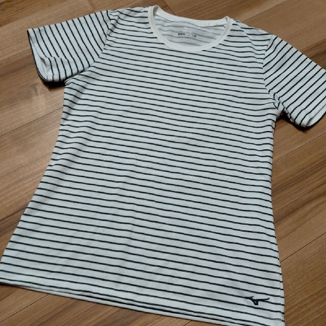 MIZUNO(ミズノ)のMizuno ボーダー Tシャツ Lサイズ メンズのトップス(Tシャツ/カットソー(半袖/袖なし))の商品写真