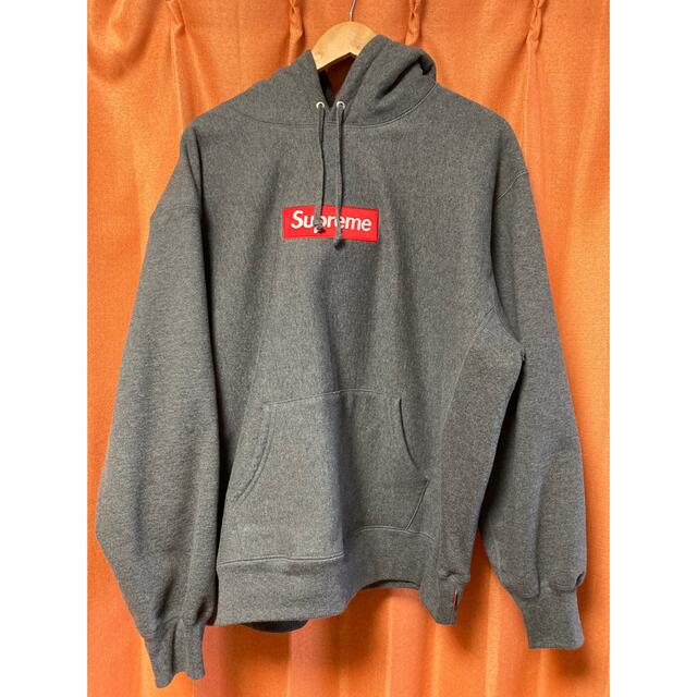 Supreme(シュプリーム)のSupreme Box Logo Hooded Sweatshirt チャコール メンズのトップス(パーカー)の商品写真