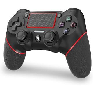 PS4 用コントローラー Bluetooth5.0接続 600mAh （赤） ①(家庭用ゲーム機本体)