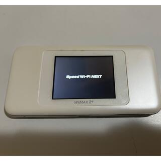 ファーウェイ(HUAWEI)のモバイルルーター W06 Speed Wi-Fi NEXT ホワイト(PC周辺機器)
