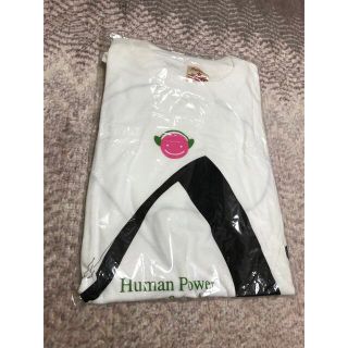 新品・未使用 電通 チャリティーTシャツ 白 ユニークらくがきTシャツ 丸襟(Tシャツ/カットソー(半袖/袖なし))