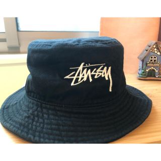 ステューシー(STUSSY)の【STUSSY】バケットハット/BLK/S・M(ハット)