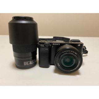 ソニー(SONY)のsony a6000 ダブルレンズキット(ミラーレス一眼)