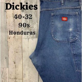 ディッキーズ(Dickies)の90sディッキーズ40×32ペインターパンツデニムジーンズ青ブルーホンジュラス(デニム/ジーンズ)