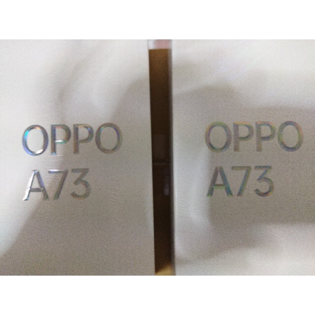 OPPO A73　2台　開封済み新品　SIMフリー版　オレンジ　ブルー