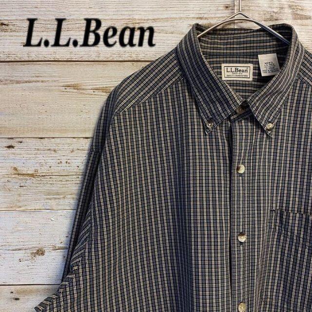 《チェック柄》LL.Bean エルエルビーン ボタンダウン M