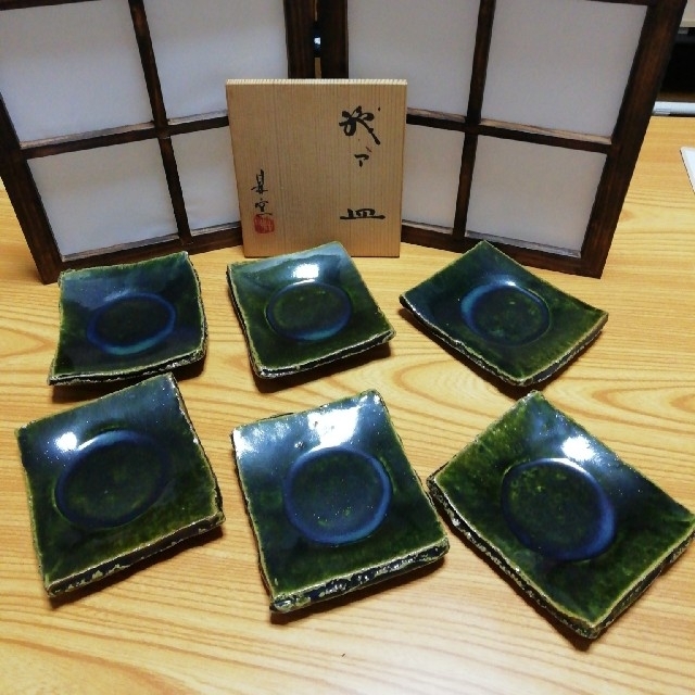 織部焼 皿 六枚 未使用の通販 by サッチン's shop|ラクマ 織部焼 皿 六枚 未使用の通販 by サッチン's shop|ラクマ