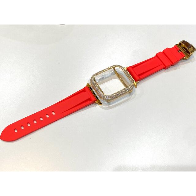 アップルウォッチ用カスタムカバーベルトセット メンズの時計(腕時計(デジタル))の商品写真