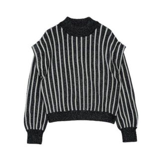 アメリヴィンテージ(Ameri VINTAGE)のSWELL STRIPE KNIT(ニット/セーター)