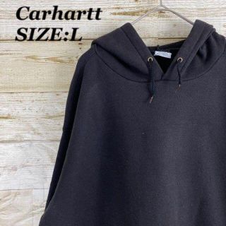 カーハート(carhartt)の△《ゆるだぼ》Carhartt カーハート　スウェット パーカー　黒　XL相当(パーカー)