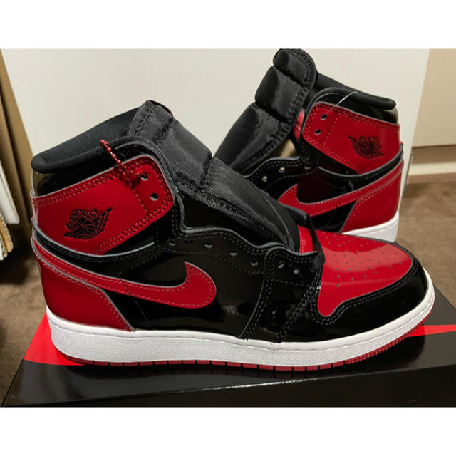 Nike GS Air Jordan 1 High OG Patent Bred 1