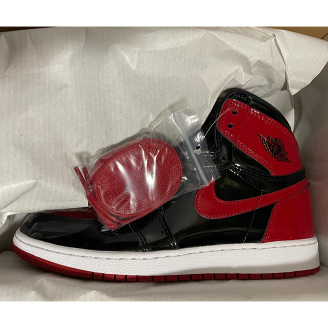 Nike GS Air Jordan 1 High OG Patent Bred 4