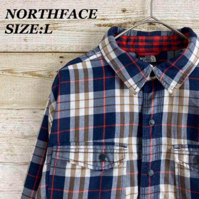 《マルチカラー》The North Face BDシャツ　長袖　おしゃれ　L | フリマアプリ ラクマ