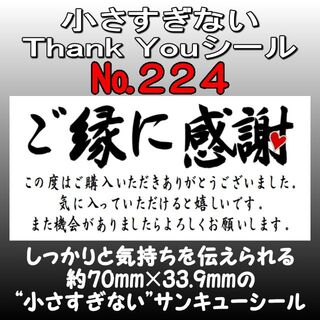 【☆masa☆様】サンキューシール №224+№203+№209B+№209C(宛名シール)