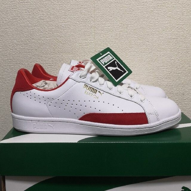 未使用 送料込 PUMA SUEDE SUPER PUMA 赤白