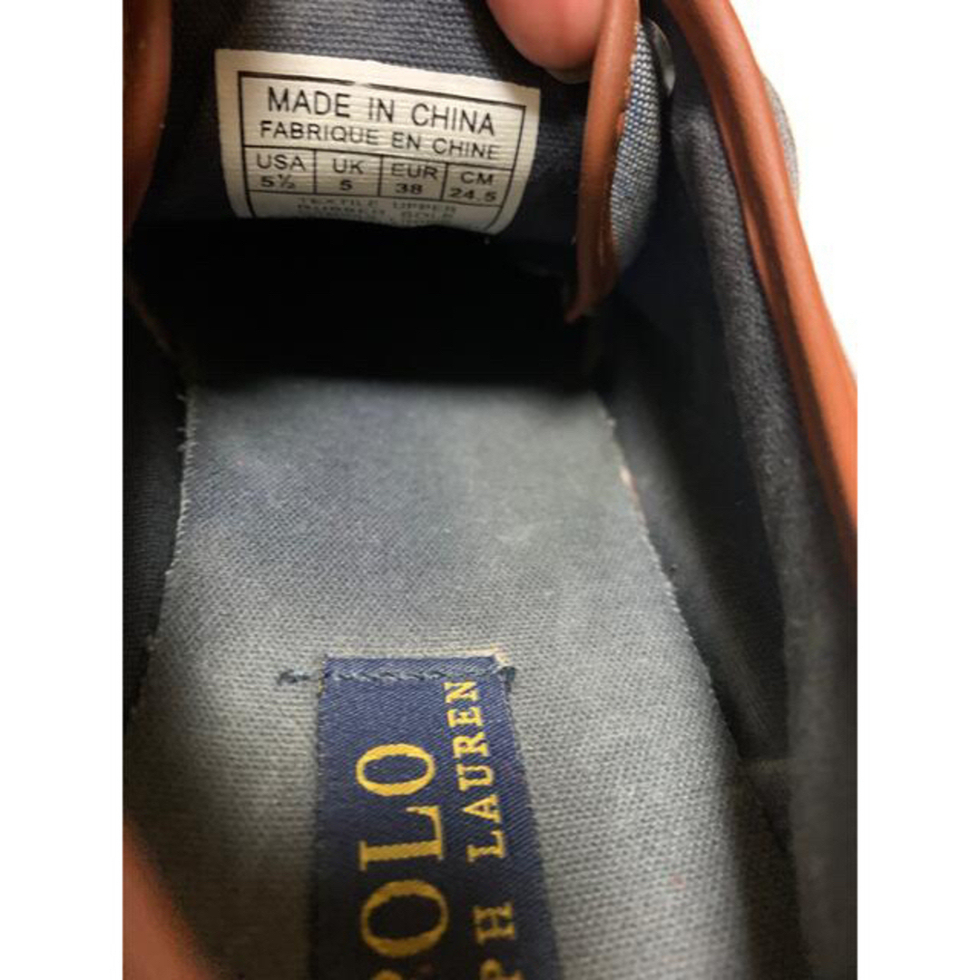 POLO RALPH LAUREN(ポロラルフローレン)のポロラルフローレンデニムレディーススニーカー、中古 レディースの靴/シューズ(スニーカー)の商品写真