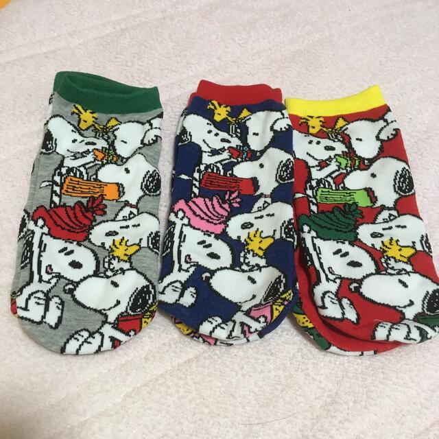 SNOOPY(スヌーピー)のスヌーピー  靴下セット レディースのレッグウェア(ソックス)の商品写真