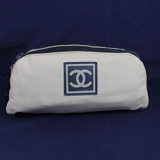 シャネル(CHANEL)のシャネルスポーツ　極美品　ベージュ　ココマーク　ポーチ　クラッチバッグ　セカンド(クラッチバッグ)