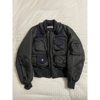 96AW イッセイミヤケ ボンバージャケット 黒 M