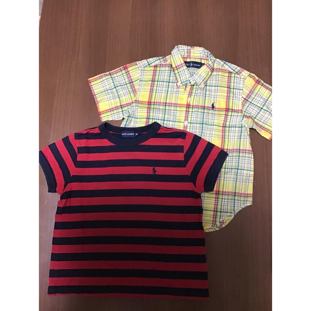 Ralph Lauren(ラルフローレン)のラルフローレン☆100センチ☆Tシャツ半袖シャツセット キッズ/ベビー/マタニティのキッズ服男の子用(90cm~)(Tシャツ/カットソー)の商品写真