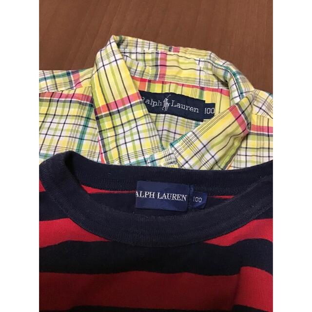 Ralph Lauren(ラルフローレン)のラルフローレン☆100センチ☆Tシャツ半袖シャツセット キッズ/ベビー/マタニティのキッズ服男の子用(90cm~)(Tシャツ/カットソー)の商品写真