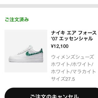 ナイキ(NIKE)の AIR FORCE 1 '07 ESSENTIALS "PAISLEY"(スニーカー)