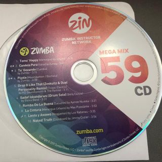 ズンバ(Zumba)のzumba megamix59 CD メガミックス　ズンバ(クラブ/ダンス)