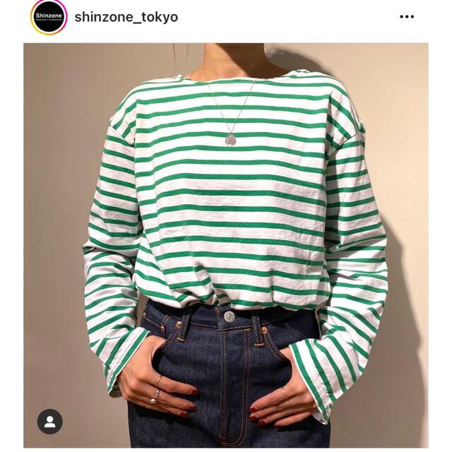 Shinzone(シンゾーン)のシンゾーン　定番ボーダーT レディースのトップス(カットソー(長袖/七分))の商品写真