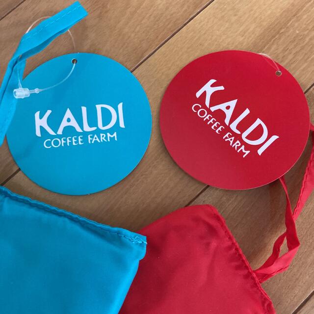 KALDI(カルディ)のKALDI カルディ　オリジナルエコバッグ　2個　新品‼️ レディースのバッグ(エコバッグ)の商品写真