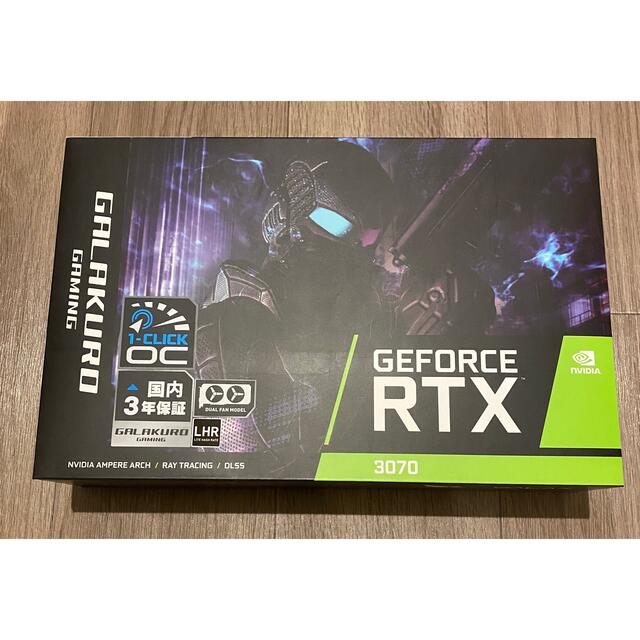 NVIDIA【特価】新品未開封 玄人志向 GG-RTX3070-E8GB/OC/DF/LHR