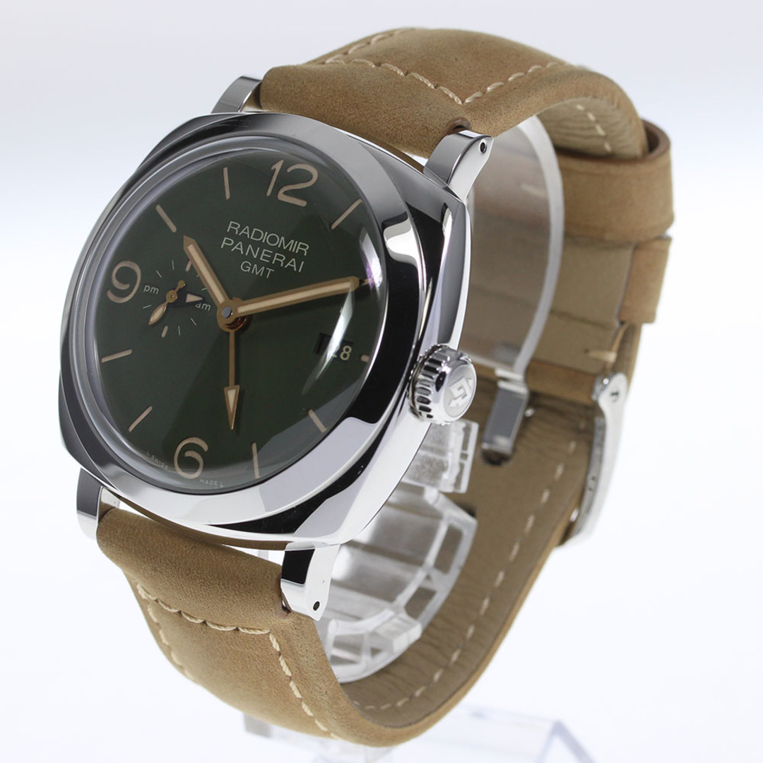 パネライ PANERAI PAM00998 ラジオミール GMT 自動巻き メンズ 良品 箱・保証書付き_665199【ev20】