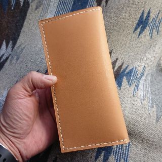 本革 牛革 ハンドメイド 長財布 ロングウォレット no.1026の通販 by ...