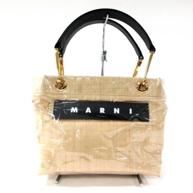 MARNI(マルニ) トートバッグ ベージュ×黒