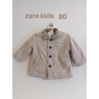 ザラキッズ(ZARA KIDS)のほぼ未使用　zara中綿キルトコート　80(ジャケット/コート)