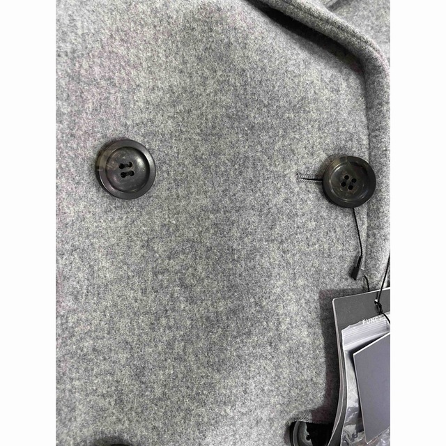 N.O.R.C ノーク　Wフロントミドルコート　グレー　タグ付き レディースのジャケット/アウター(その他)の商品写真