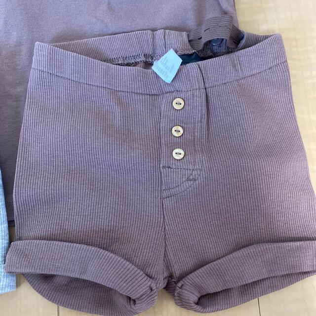 H&M(エイチアンドエム)のH&M baby 上下セットアップ4点セット キッズ/ベビー/マタニティのキッズ服女の子用(90cm~)(Tシャツ/カットソー)の商品写真