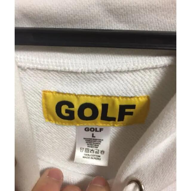 Supreme(シュプリーム)のGOLF WANG パーカー　　ホワイト　カラフル　L 希少 メンズのトップス(パーカー)の商品写真