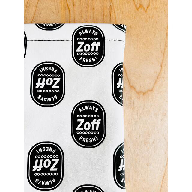 Zoff(ゾフ)の【新品未使用】Zoff ゾフ　眼鏡ケース　眼鏡拭き レディースのファッション小物(サングラス/メガネ)の商品写真